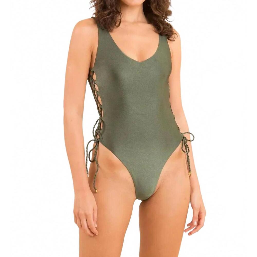 NEW RIO DE SOL zoe one piece swimsuit in croco